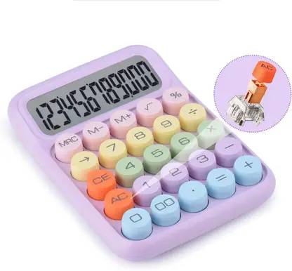 Gitesh 58210 Electronic Calculator,12 Digits Large LCD Display Small Desktop Calculator Basic Calculator  (12 Digit) - Image 4