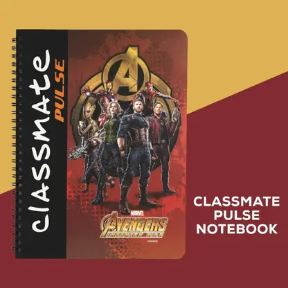 Classmate Pulse A4 Notebook Single Line 180 Pages  (Multicolor) - Image 2