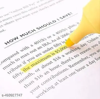 Definite Mini Pocket Smiley Emoji Highlighters for Kids (Pack of 6)  (Set of 6, Orange, Light Blue, Pink, Green, Yellow, Purple) - Image 3