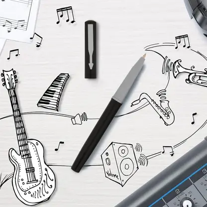 PARKER Parker Beta Neo Chrome Trim, Black Body Colour, Ideal For Professionals Ball Pen  (Ink Color - Blue) - Image 3