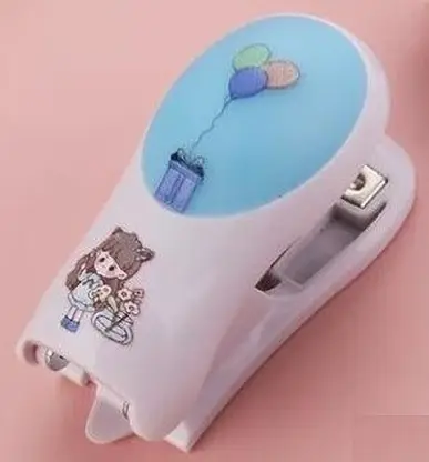 DCELLA Trendy and Stylish Mini Pocket Stapler,Art & Craft, Students & Office Use Mini Stapler with Pin Set  (Set of 1, Multicolor)