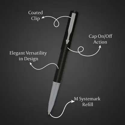 PARKER Parker Beta Neo Chrome Trim, Black Body Colour, Ideal For Professionals Ball Pen  (Ink Color - Blue)