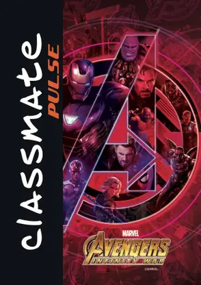 Classmate Pulse A4 Notebook Single Line 180 Pages  (Multicolor)